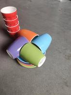 Kleurige Walkure espresso kopjes, Ophalen of Verzenden, Zo goed als nieuw, Overige stijlen, Kop(pen) en/of Schotel(s)