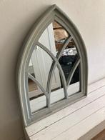 Gotische spiegel lichtgrijs, Ophalen, Gebruikt, 100 tot 150 cm, Overige vormen