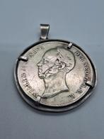 Zilveren Rijksdaalder Willem II - Kettinghanger/Verzameling, Ophalen of Verzenden, Koning Willem II, 2½ gulden, Losse munt