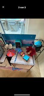 Leuk poppenhuis met accessoires, Ophalen of Verzenden, Gebruikt, Poppenhuis