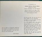 Familienaam: REIJNEN , zie omschrijving, Verzenden