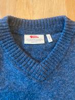 Fjallraven Ovik V-hals Trui Wol - Maat L, Ophalen of Verzenden, Zo goed als nieuw, Maat 52/54 (L), Blauw