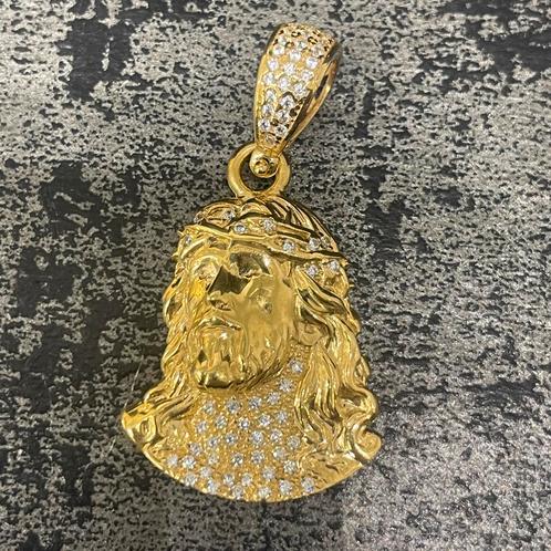 14 karaat gouden Jezus hanger, Sieraden, Tassen en Uiterlijk, Kettinghangers, Nieuw, Goud, Goud, Overige voorstellingen, Ophalen of Verzenden