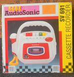 Audiosonic SV 691 Cassette Recorder vintage, Ophalen of Verzenden, Gebruikt, Overige typen, Met geluid
