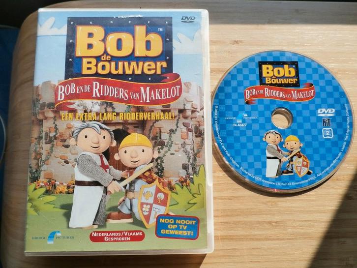 Bob de bouwer + Bob en de ridders van makelot + 4,00, Cd's en Dvd's, Dvd's | Kinderen en Jeugd, Zo goed als nieuw, Film, Alle leeftijden
