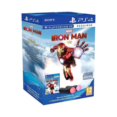 Marvel Iron Man VR PS4 Game Incl. 2 Move Motion Controllers, Spelcomputers en Games, Games | Sony PlayStation 4, Nieuw