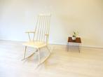 vintage retro stoel spijlenstoel fauteuil schommelstoel 60s, Gebruikt, Vintage, Ophalen of Verzenden, 75 tot 100 cm