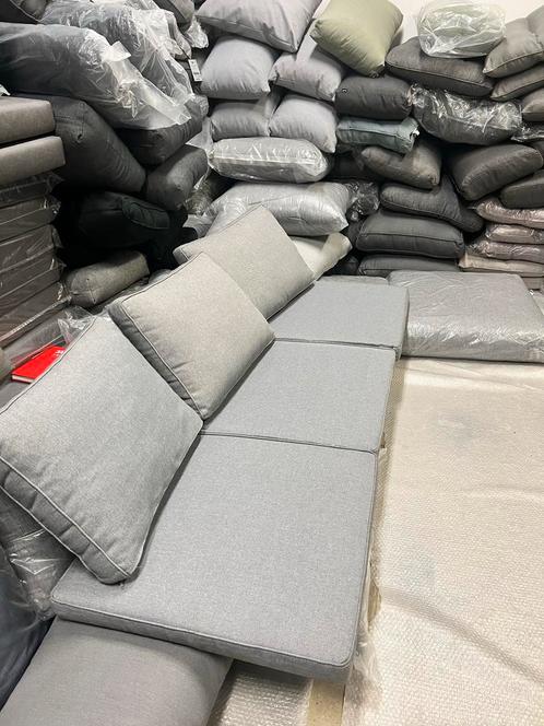 Waterbestendige Bankkussens - Nieuw!, Huis en Inrichting, Woonaccessoires | Kussens, Nieuw, Grijs, Rechthoekig, Ophalen of Verzenden