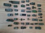 Dinky Toys. 42 militaire voertuigen, In een koop., Hobby en Vrije tijd, Modelauto's | 1:43, Ophalen, Gebruikt, Dinky Toys