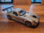 Minichamps mercedes benz sls gt3 silver 1:18, Hobby en Vrije tijd, Modelauto's | 1:18, Ophalen of Verzenden, Zo goed als nieuw