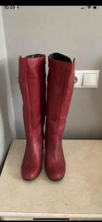 Rode leren laarzen nieuw.Maat 37, Ophalen, Nieuw, Rood, Hoge laarzen