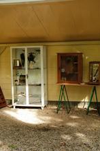 Vintage Antieke Vitrinekast / Apothekerskast / Toonbank, Antiek en Kunst, Antiek | Meubels | Kasten, Ophalen of Verzenden