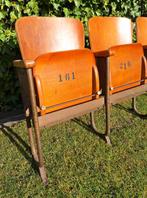 Bioscoopstoelen - vintage, oorspronkelijk Frans, Antiek en Kunst, Antiek | Meubels | Stoelen en Banken, Ophalen