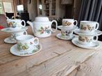Theepot en 7 kop & schotel van Marjolein Bastin, Ophalen of Verzenden, Zo goed als nieuw, Overige stijlen, Kop(pen) en/of Schotel(s)