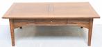 eikenhouten salontafel met laden, Huis en Inrichting, Ophalen, Gebruikt, 50 tot 75 cm, Eikenhout