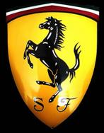 Ferrari Bord Schild Embleem Logo Emaille Formule 1 67x46cm, Verzenden, Auto's