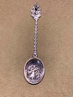 Oud Hollands verzilverd theelepeltje Februari (160424), Antiek en Kunst, Ophalen of Verzenden, Zilver