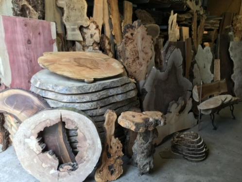 Zelf Epoxy tafel maken in onze shop uniek hout om te gieten, Huis en Inrichting, Tafels | Eettafels, Nieuw, Vijf personen of meer