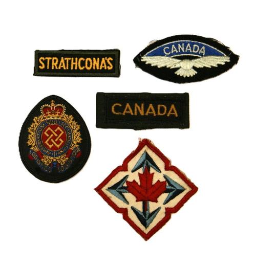 Lotje II Canadese Army patches emblemen, Verzamelen, Militaria | Algemeen, Landmacht, Embleem of Badge, Amerika, Ophalen of Verzenden