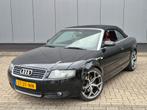 Audi A4 1.8 120KW Cabriolet Zwart airco leder 19 inch apk!, Auto's, Voorwielaandrijving, 4 cilinders, Cabriolet, 4 stoelen