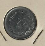 25 kurus Turkije 1966, Postzegels en Munten, Munten | Europa | Niet-Euromunten, Ophalen of Verzenden, Overige landen