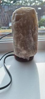 Grijze Zoutlamp - Ontspanning & Babykamer, Ophalen of Verzenden, Zo goed als nieuw, Rustiek