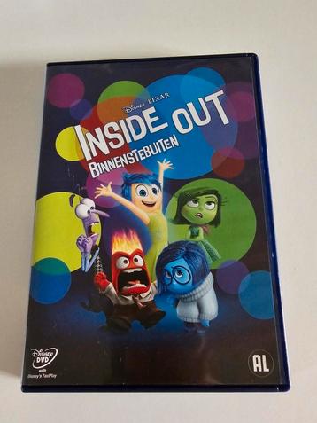 Dvd inside out - binnenstebuiten - Disney beschikbaar voor biedingen