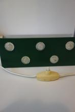 Retro / Vintage bedlampje groen uit de jaren '70, Antiek en Kunst, Ophalen of Verzenden