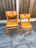 Hufterproof houten volwassen stoelen - Gratis Ophalen!, Huis en Inrichting, Ophalen, Gebruikt, Twee, Bruin