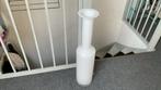 Witte mooie vaas 80 cm hoog, Huis en Inrichting, Woonaccessoires | Vazen, Wit, Ophalen of Verzenden, 75 cm of meer, Glas