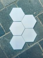 Witte hexagon tegels, Doe-het-zelf en Verbouw, Tegels, Zo goed als nieuw, Ophalen