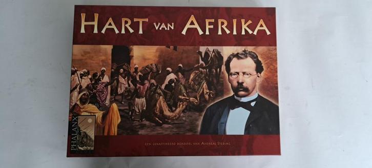 Hart van Afrika - Nagenoeg nieuwstaat, Hobby en Vrije tijd, Gezelschapsspellen | Bordspellen, Zo goed als nieuw, Een of twee spelers