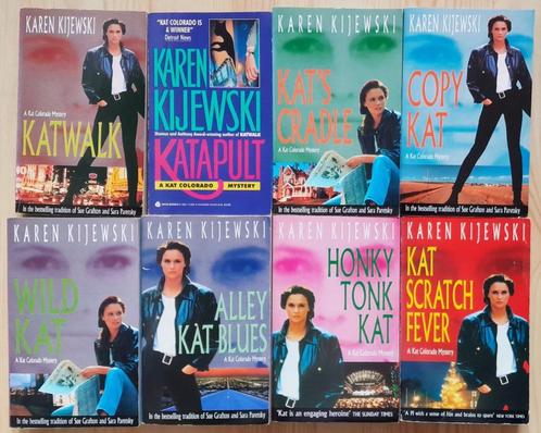 KAT COLORADO  -  by Karen Kijewski (8 delen samen), Boeken, Detectives, Gelezen, Ophalen of Verzenden