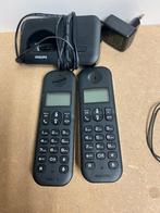 huistelefoon, Telecommunicatie, Vaste telefoons | Handsets en Draadloos, Ophalen of Verzenden, Gebruikt, 2 handsets