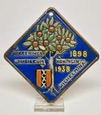 Cloisonné Regeerings Jubileum tegel Wilhelmina 1938, Gouda., Antiek en Kunst, Antiek | Keramiek en Aardewerk, Ophalen of Verzenden