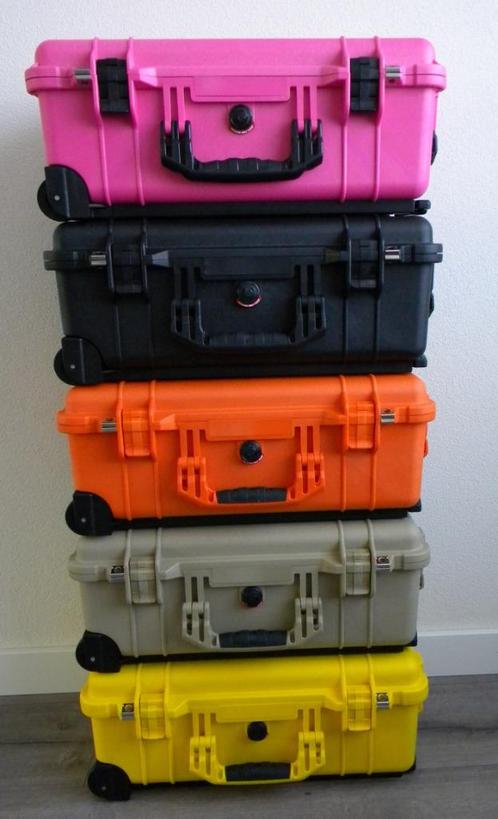PELI CASE 1510 met trolley in div. uitv. v.a. € 210.- ex btw, Audio, Tv en Foto, Fotografie | Fototassen, Nieuw, Overige typen