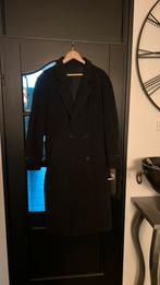 Mantel zwart grijs eil, Ophalen of Verzenden, Zo goed als nieuw, Maat 52/54 (L), Zwart