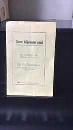 Preek ds H Roelofsen, Boeken, Ophalen of Verzenden