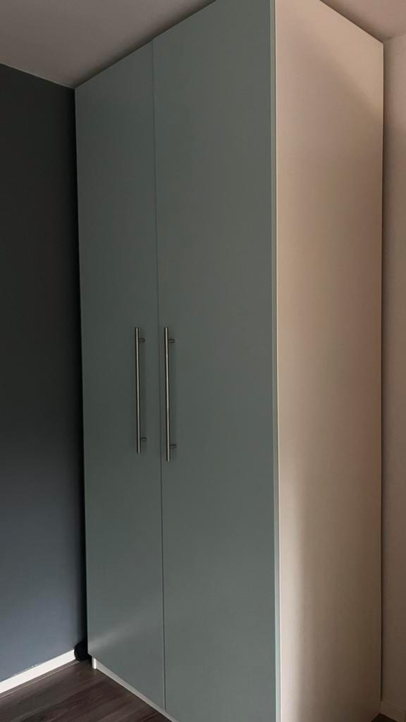 IKEA PAX deuren blauw, Huis en Inrichting, Kasten | Kledingkasten, Zo goed als nieuw, 200 cm of meer, 50 tot 100 cm, Minder dan 25 cm