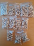 Heel veel houten kralen, peg poppetjes, ringen, Ophalen of Verzenden, Nieuw, Materiaal
