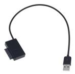 USB 2.0 naar 7 6 13 Pin SATA CD/DVD-Rom adapter kabel, Ophalen of Verzenden, Nieuw