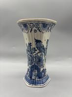 Trompetvaasje Delfts Blauw Gvt Velsen, Ophalen of Verzenden