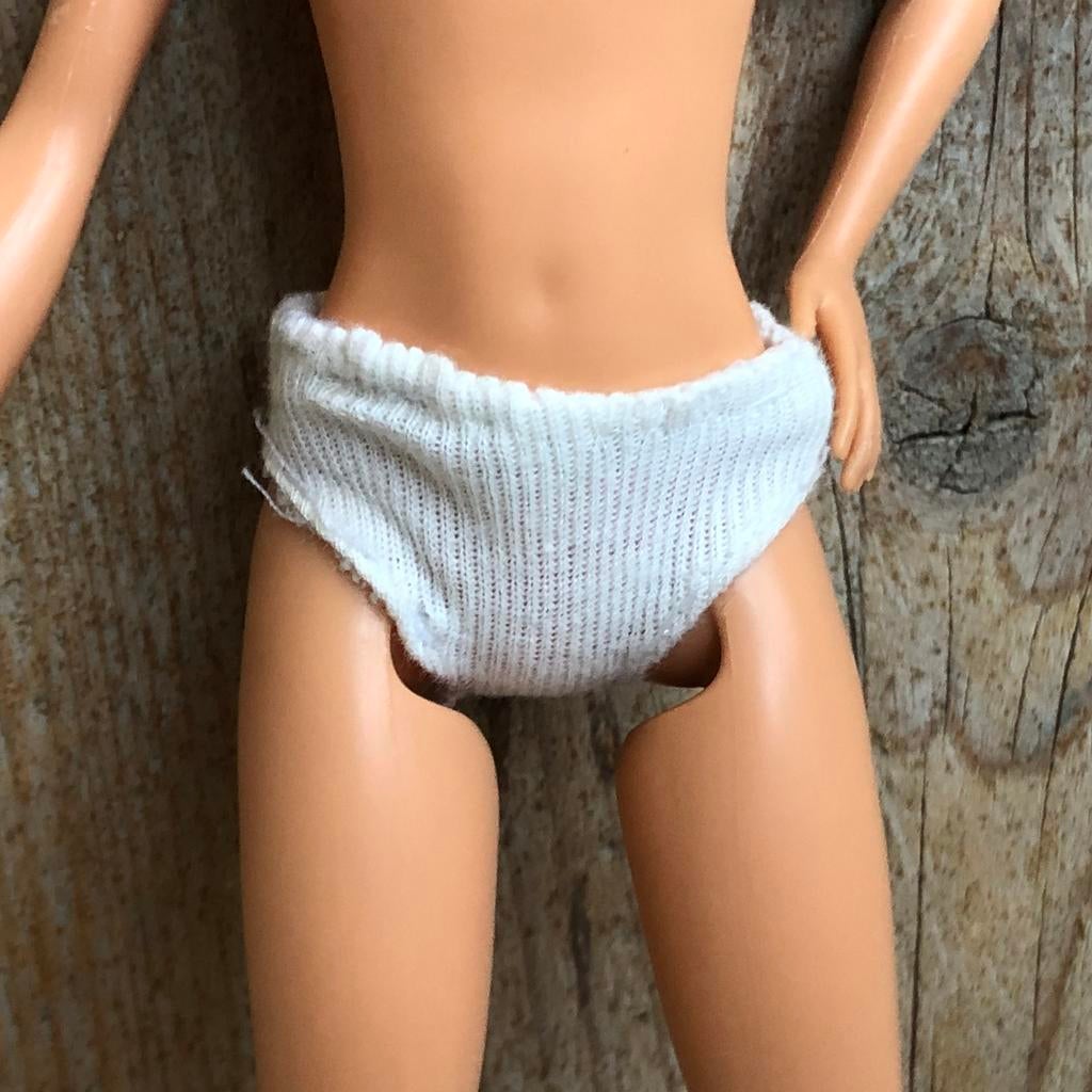 Wit stretch jersey Barbie onderbroek, Ophalen of Verzenden, Gebruikt, Barbie