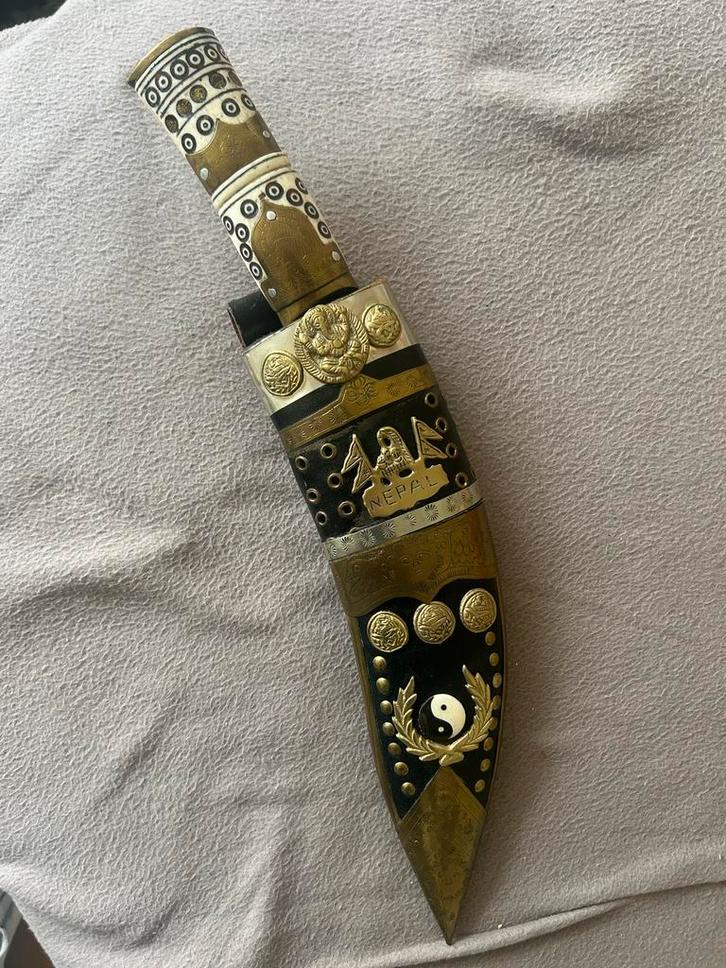Nepalese Kukri - Sierdolk, Antiek en Kunst, Antiek | Overige Antiek, Ophalen of Verzenden