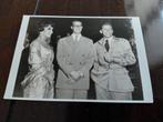 Koning Boudewijn van België, Gina Lollobrigida Frank Sinatra, Verzamelen, Ophalen of Verzenden, Gebruikt, Buitenland, Kaart, Foto of Prent