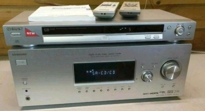 Sony stereo set receiver str-dg510 + cd dvd speler dvp-ns330, Audio, Tv en Foto, Stereo-sets, Gebruikt, Sony, Ophalen of Verzenden