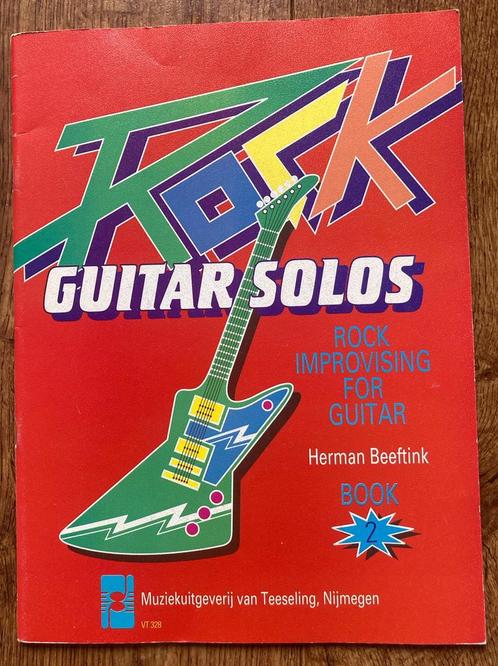 Rock Guitar solo’s 2 - Herman Beeftink, Muziek en Instrumenten, Bladmuziek, Zo goed als nieuw, Les of Cursus, Populair, Ophalen