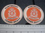 2x sticker kustwacht logo servamus servientes logo embleem, Verzamelen, Verzenden, Zo goed als nieuw, Bedrijf of Vereniging