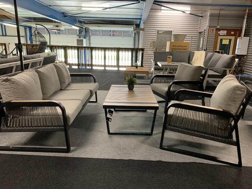 Loungeset Toscanne, Tuin en Terras, Tuinsets en Loungesets, Nieuw, Loungeset, Overige materialen, 5 zitplaatsen, Bank, Bijzettafel