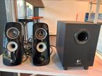 Logitech z 323 speakerset voor de pc, Computers en Software, Pc speakers, Ophalen, Gebruikt, Logitech